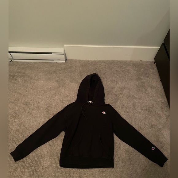 Black Champion Hoodie Boys Small - Picture 5 of 5